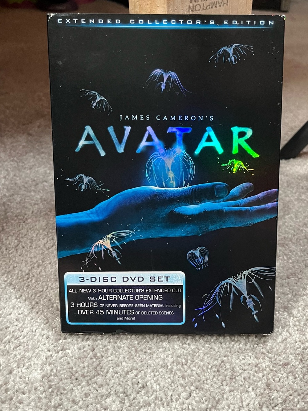 Avatar 3 Disc Extended Collectors Edition DVD Excellent Set +3 Hour Extended Cut